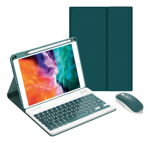 Capa+teclado+mouse Para iPad Air De 5ª E 4ª Geração 10.9