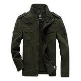 Chaqueta Táctica Estilo Militar De Algodón For Hombre