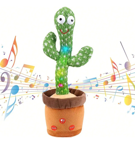 Juguete De Cactus Parlante De Baile Creativo A