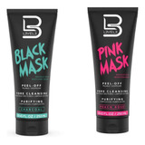 Kir Mask Facial Peel Off Pink + Black Level 3