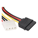 Cable Sata 15 Pin Hembra A Ide 4 Pin Hembra Molex