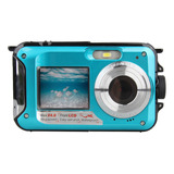 Cámara Digital Resistente Al Agua 1080p Hd 2.4mp Subwater Vi