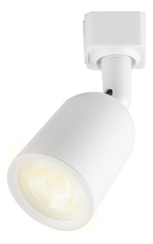 Spot Led Para Trilho Eletrificado 5w Br Quente 3000k Branco