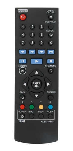 Control Remoto Para Reproductor LG Blu-ray Bp135-bp550