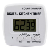 Temporizador Timer Digital De Cocina Con Iman Y Sujetador