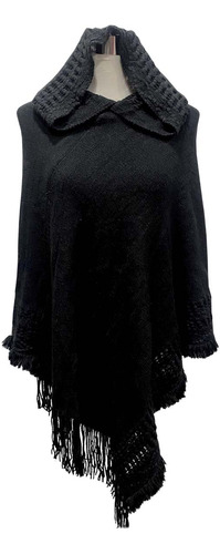 Poncho Po046 Negro