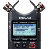 Grabadora De Voz Digital Tascam Dr-40x Color Negro