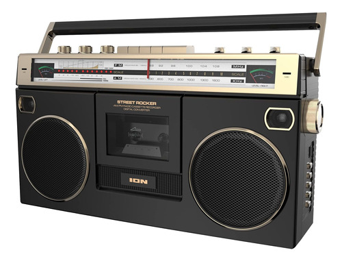 1980sstyle Portable Bluetooth Boombox Amfm Radio Casset...