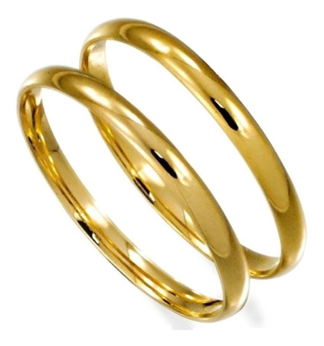 Aliança De Ouro Casamento 18k 750 Legítimo 18/01 1,8mm Larg