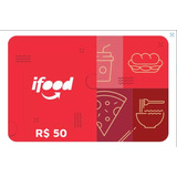 Cartão Presente Ifood 50 - Digital Via Chat