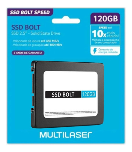 Ssd Para Notebook / Pc Conexão Sata 3.0 120gb Novo