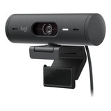 Webcam Camara Web Logitech Brio 500 Full Hd 1080p Grafito