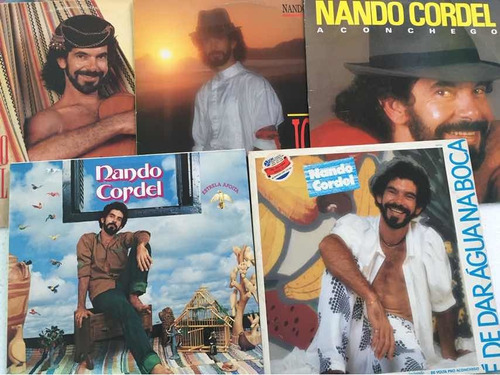 Nando Cordel - Lote Com 5 Lps