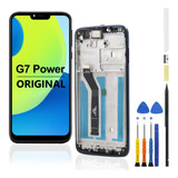 Pantalla Táctil Lcd Para Moto G7 Power Con Marco