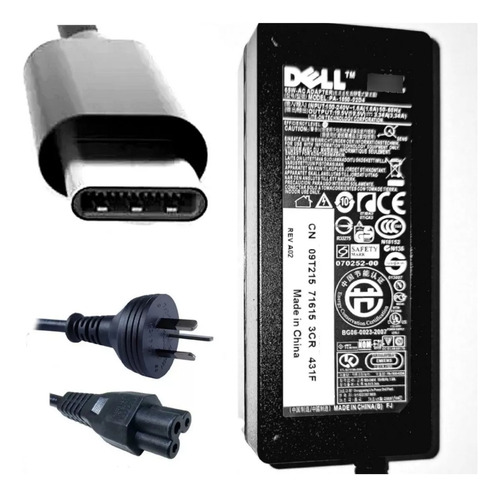 Cargador Dell Latitude 7410 7310 7210 9410 9510 Usb-c 65w