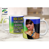 Caneca Bolsonaro 2022 - Porcelana 325ml Md29