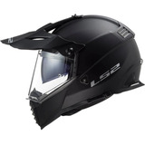 Casco Moto Ls2 Mx 436 Pioneer Evo Negro Mat Solo En Mg Bikes