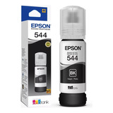 Tinta Epson® T544 Negra Original Botella 65ml Para Impresora