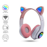 Headset Gamer Bluetooth Feminino Orelha De Gatinho Promoção