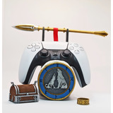 Suporte Para Controle Ps5 Ps4 Xbox God Of War Ragnarok Lança