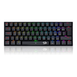 Teclado Mecânico Dragonborn K630 Rgb Preto Switch Brown Abnt