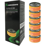 Cartucho Filtro Carbografite Rc203 P/ Máscara Cg306 6 Uni