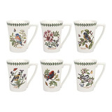 Jardín Botánico Tazas Mandarin Colección Pjaros, Cerámica, 6