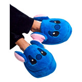 Pantufla Stitch Peluche Mujer Suaves Antideslizante Pantuflo