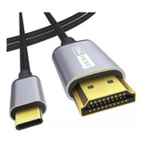 Cable Usb C A Hdmi 4k 2mts Para Samsung Tab S9/ Fe / Ultra 