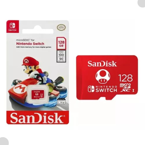 Cartão De Memória Micro Sd Nintendo Switch 128gb Original