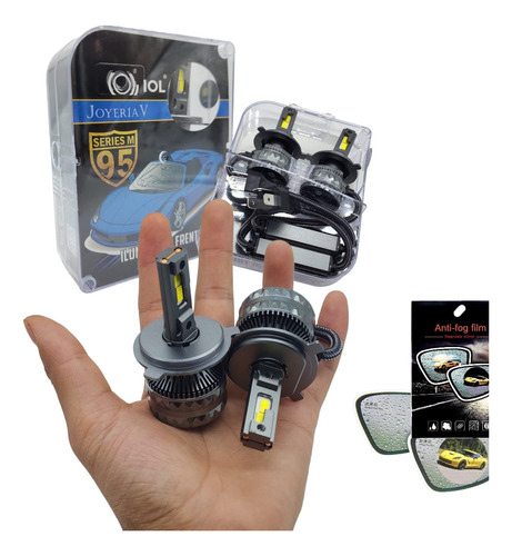 Kit De Focos De Led Para Carro  Alta Y Baja H4 9003 90w 