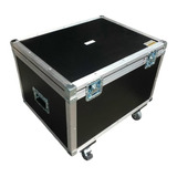 Flight Case Bau Cabos E Acessorios 65 X 50 X 60  Com Rodas