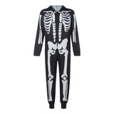 Pijama Skeleton Family Para Mujer, Disfraz De Halloween