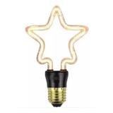 Ampolleta Led Figuras Vintage Lampara Estrella Led