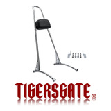 Tigersagte Dyna Sissy Bar Respaldo Desmontable Con Almohadil