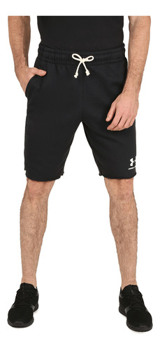 Short Under Armour Hombre Terry Negro