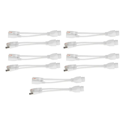 Inyector Adaptador De Divisor Ethernet Poe De 5 Pares Dc12v