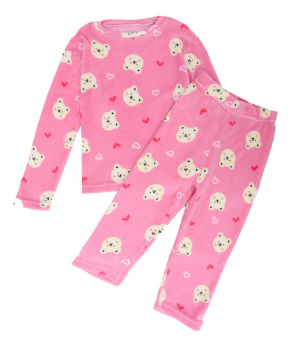 Conjunto Pijama Para Niña Afelpado 