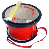 Surdo Infantil Kids Luen 20 X 10 Vermelho Com Alça E Baqueta