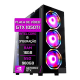 Pc Gamer Fácil Intel I5 3ª 16gb Gtx 1050ti 4gb Ssd 960gb