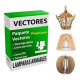 Vectores Lamparas +199 Corte Laser Router Cnc Mdf