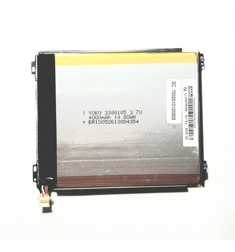 Bateria Tablet Bgh Y400 3.7v 4000mah  14.8wh 3.3x88x105 Mm
