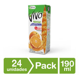 Pack 24 - Vivo Néctar Naranja 190 Ml