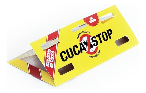 Cucastop Trampa Adhesiva Para Cucarachas Pack X 10 Trampas