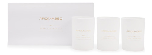 Aroma360 - Candelabro - Trio De Velas De La Coleccion Paris