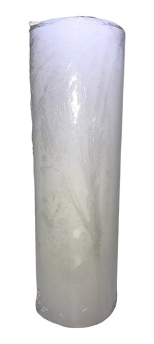 Cirio Liso Color Blanco Grande 1 Kilo (7.5cmx24cm)