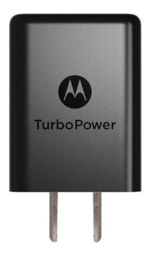Cargador Turbo Power 3a Moto One Zoom Macro Vision + Usb C 