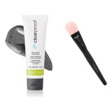 Mascarilla Facial  Con Carbón Activo + Brocha De Silicon Mk