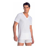 Playera Rinbros Modelo 3026 Adulto Cuello V Paq 3 Piezas