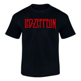 Camiseta Manga Corta Led Zeppelin Music Series Black